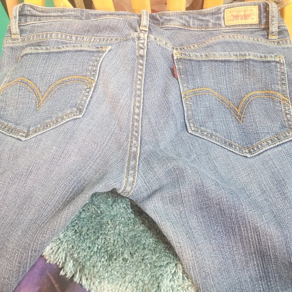 Levis Way Too Low Blue Denim Jeans - Picture 4 of 5